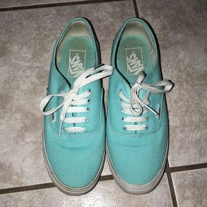 Light blue Vans